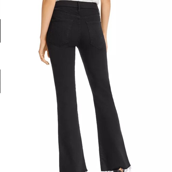 The Weekender Fray Flared Jeans Black Size 27 Distressed - Picture 2 of 6